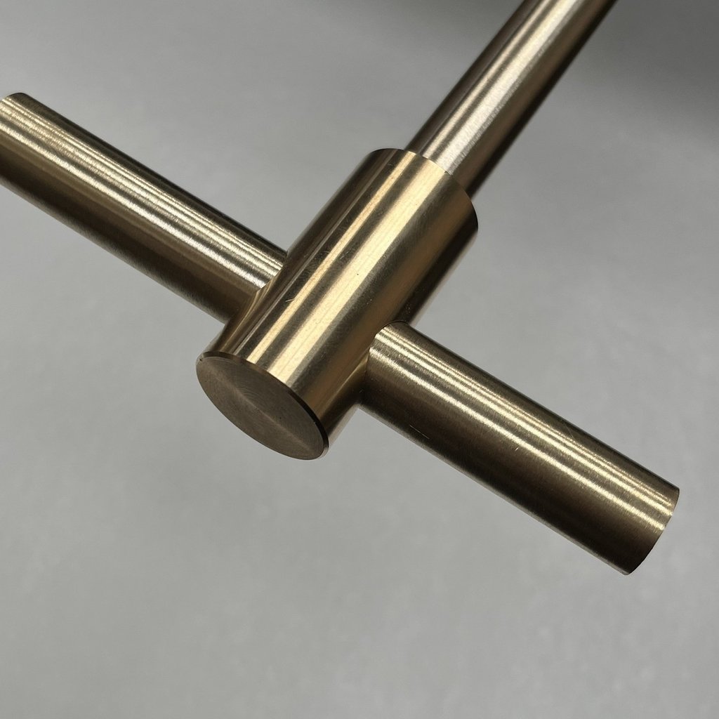 Satin Brass finish